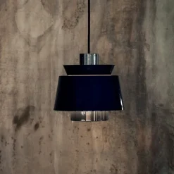 Utzon JU1 taklampa Steel Blue