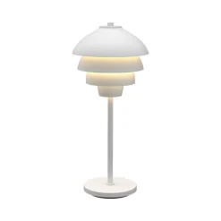 Valencia bordslampa mattvit