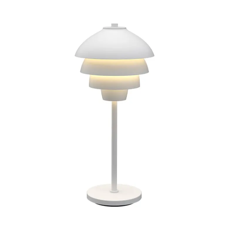 Valencia bordslampa mattvit