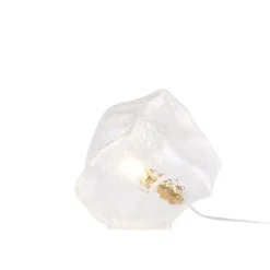 Valerie 25 bordslampa klar/borstad mässing