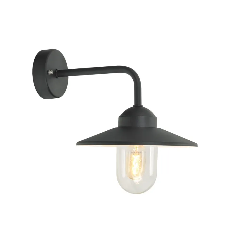 Vansbro vägglampa svart