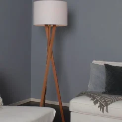 Vega ek/vit skärm Golvlampa