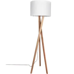 Vega ek/vit skärm Golvlampa