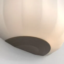 Veo vägglampa matt brons/opalglas