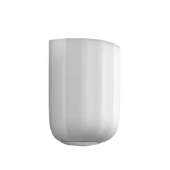 Veo vägglampa matt nickel/opalglas