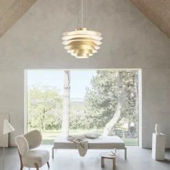 Verona 720 taklampa mässing