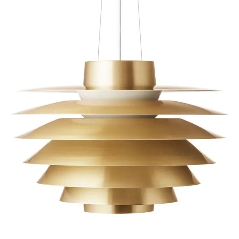 Verona 720 taklampa mässing