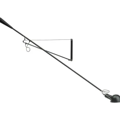 265 Vägglampa svart