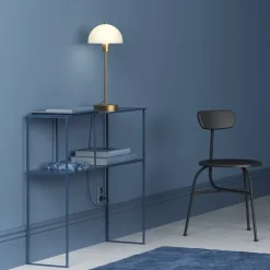 Vienda bordslampa mässing/opalglas