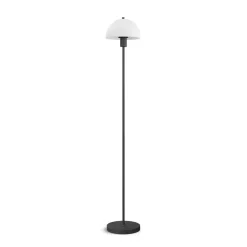 Vienda golvlampa svart/glas