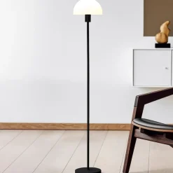 Vienda golvlampa svart/glas
