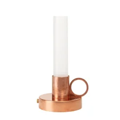 Visir Ambience portabel bordslampa rå koppar