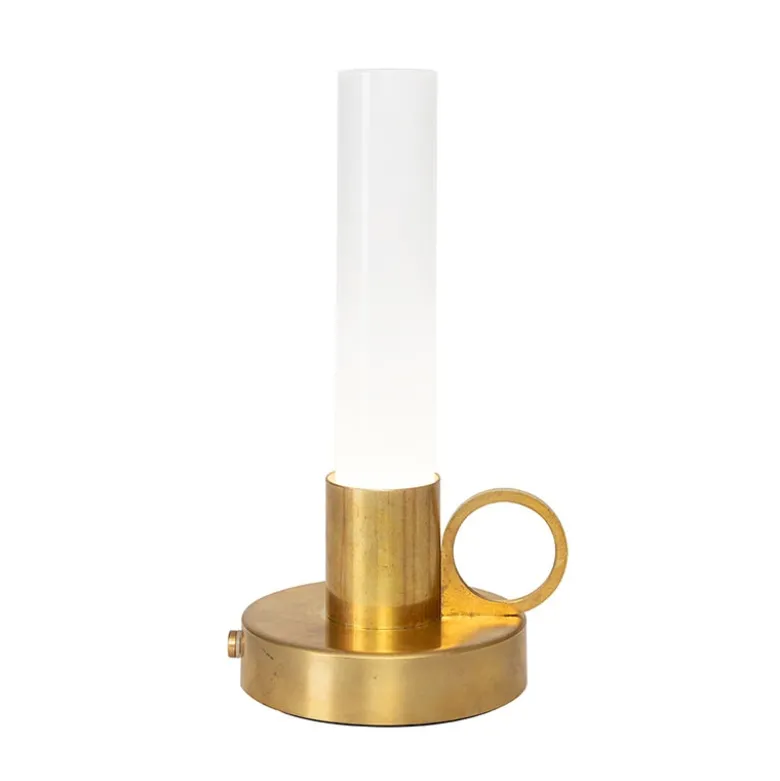 Visir Ambience portabel bordslampa rå mässing