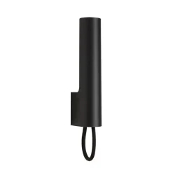 Visir vägglampa kabel svart