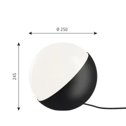 VL Studio Ø250 bord/golvlampa black