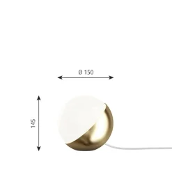 VL Studio Ø150 bord/golvlampa brass