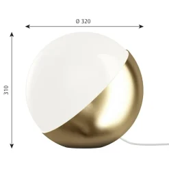 VL Studio Ø320 bord/golvlampa brass