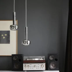 VL 56 taklampa High lustre chrome plated