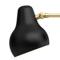 VL38 Vägglampa black/brass