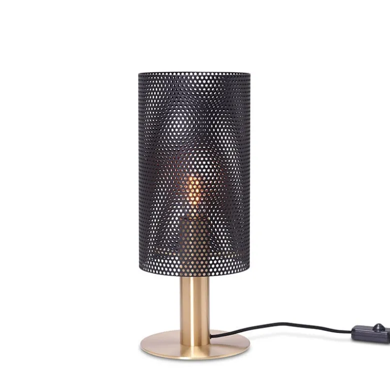 Vouge bordslampa M svart/mässing