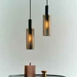 Vouge taklampa S brons/svart