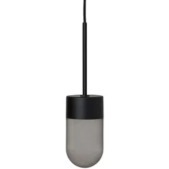 Vox taklampa svart/rökfärgat glas