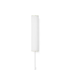 Vuelta II 40 vägglampa vit/mässing