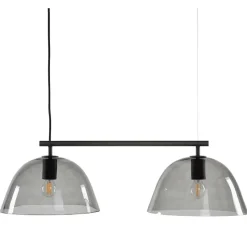 Wendo taklampa Ø70 svart/rökfärgat glas