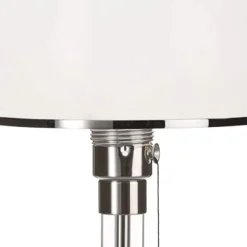 WG 24 Wagenfeld Bordslampa glas, nickel, opal glas