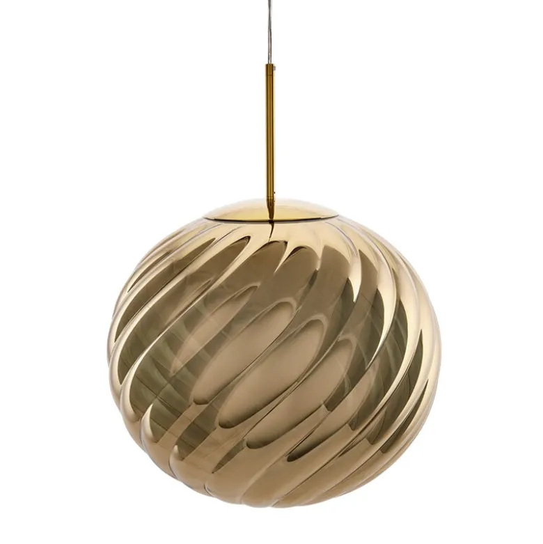 Whirl 45 X 40 taklampa guld