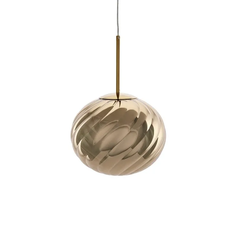 Whirl 30 X 25 taklampa guld