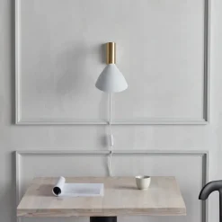 Why vägglampa vit