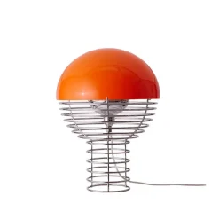 Wire 30 bordslampa krom/orange
