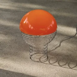 Wire 30 bordslampa krom/orange