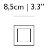 Wireless Wall Switch dimmer Anthracite
