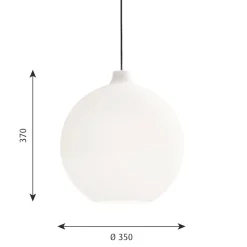 Wohlert 350 taklampa white