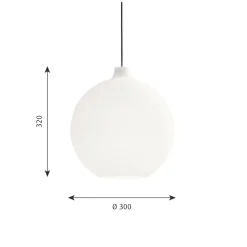 Wohlert 300 taklampa white