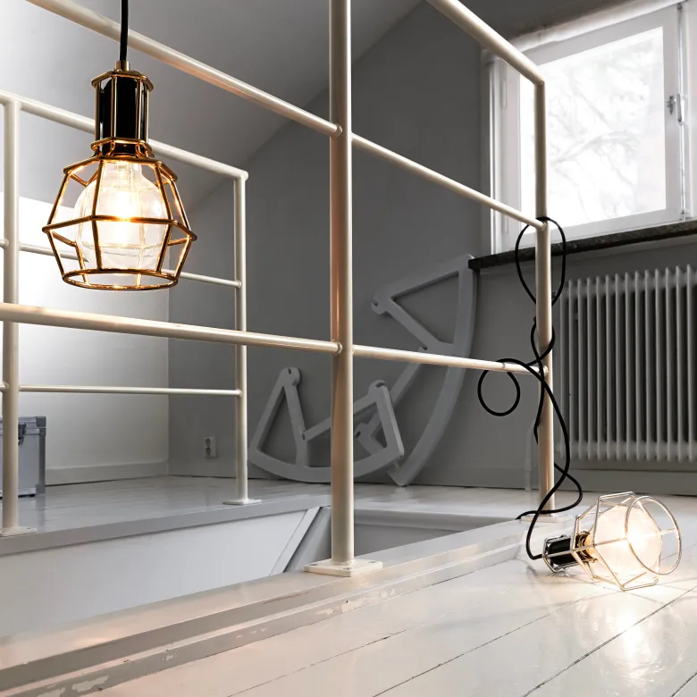Work Lamp taklampa koppar