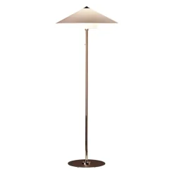 WSTL 30 Wagenfeld Golvlampa nickel/vit
