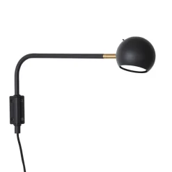 YES! vägglampa svart