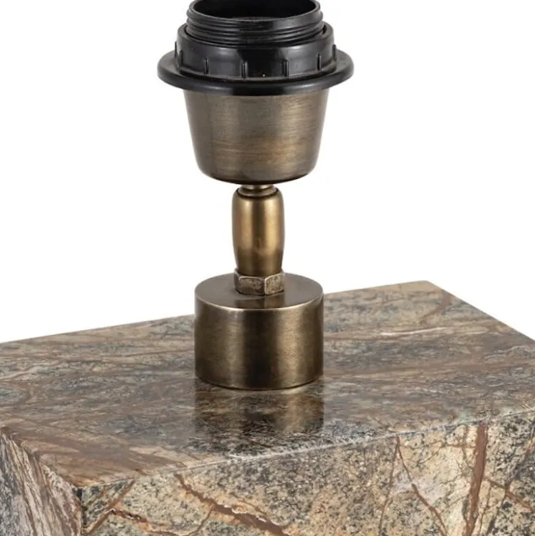 Zenith H34 bordslampfot marmor grön