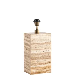 Zenith H34 bordslampfot travertin beige