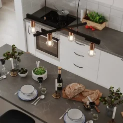 Zeona Taklampa svart